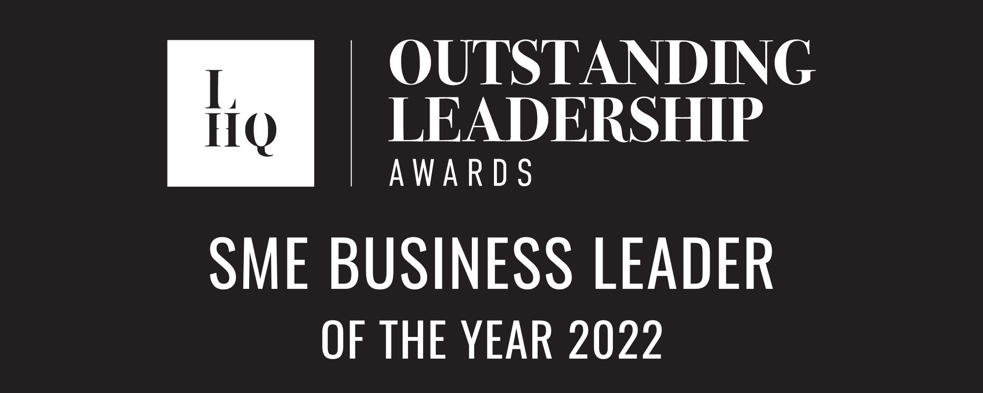 Outstanding Leadership Awards SME Winner
